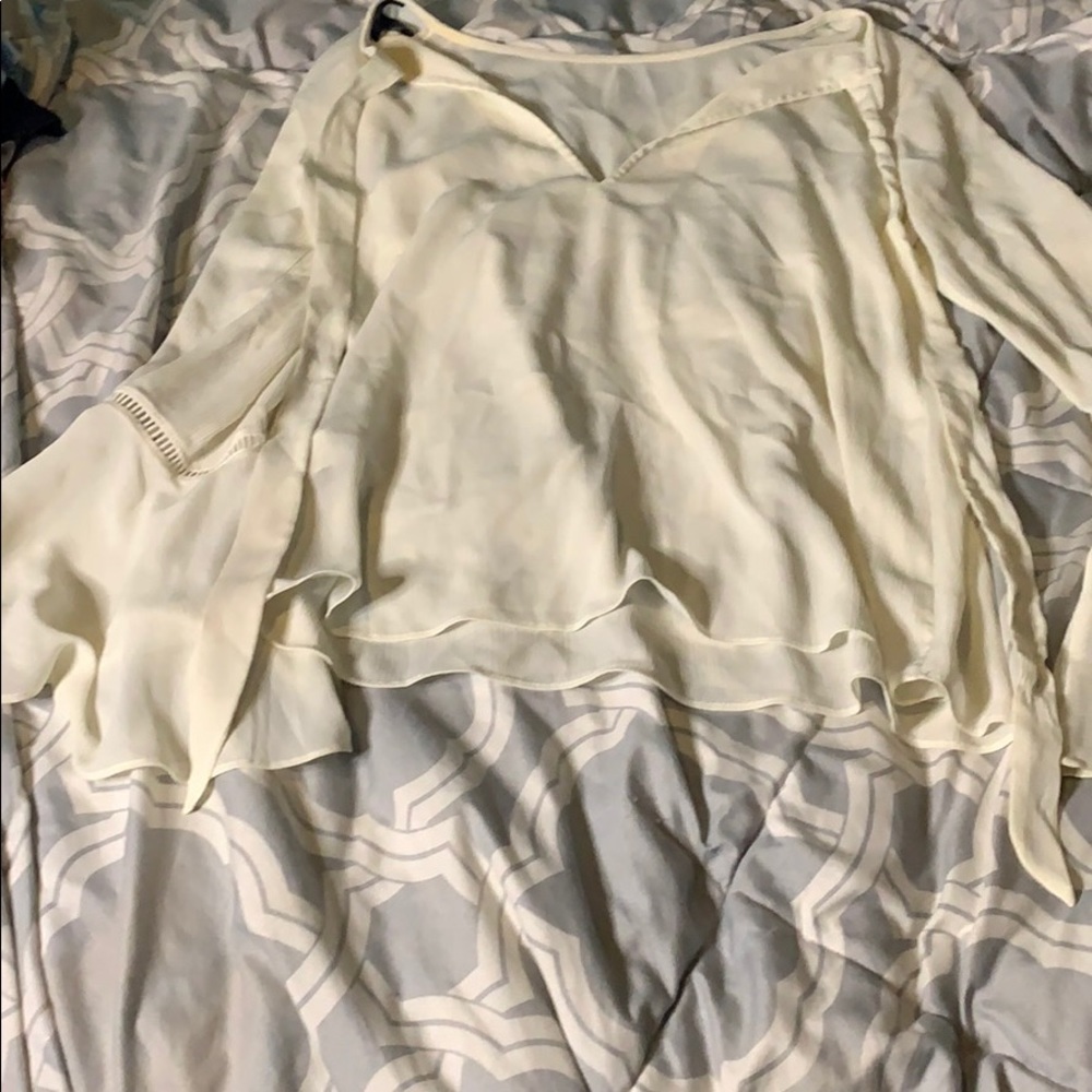 Long sleeve white